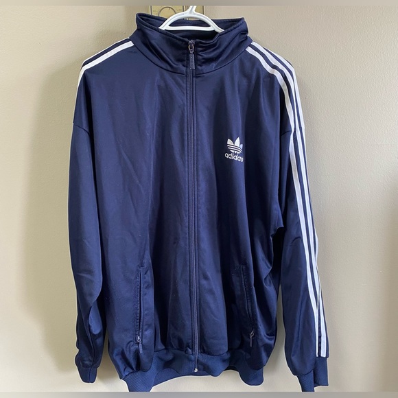Lot of 2 Adidas Jacket and Long Sleeve T- Shirt Size L/XL Men - Picture 2 of 10